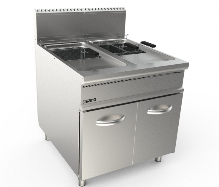 Gasfritteuse 2 x 22 L
